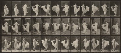Plate nummer 192. Dans (elegant) av Eadweard Muybridge