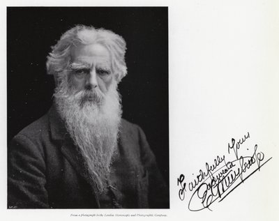 Portrett av Eadweard Muybridge (s/hvitt bilde) av Eadweard Muybridge