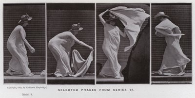 The Human Figure in Motion: Utvalgte faser fra serie 61 av Eadweard Muybridge