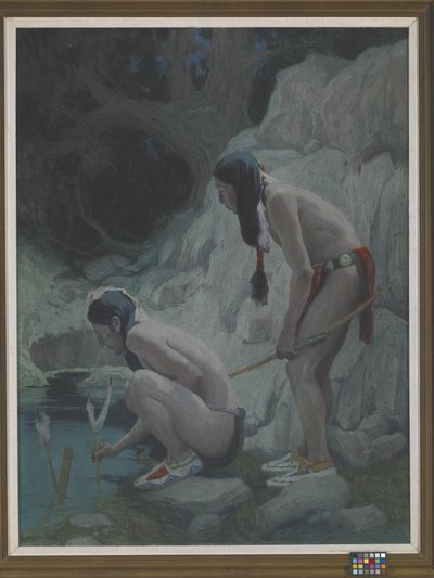 Sacred Waters (olje på lerret) av Eanger Irving Couse