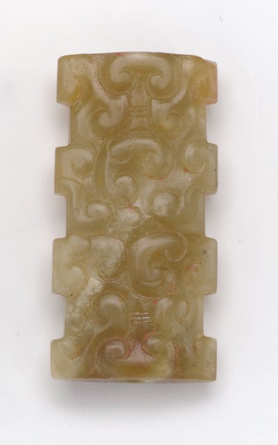 Rektangulært anheng av Eastern Zhou Dynasty Chinese School