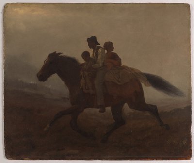 A Ride for Liberty (olje om bord) av Eastman Johnson