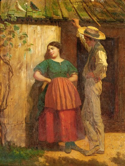 Rustikk frieri av Eastman Johnson