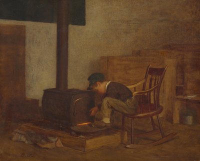 Den tidlige lærde, ca. 1865. av Eastman Johnson