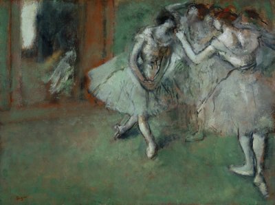En gruppe dansere av Edgar Degas