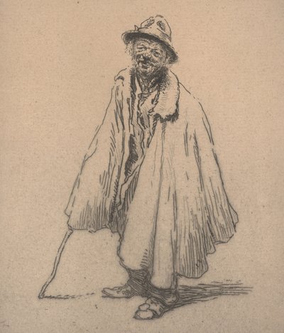 Francesconi, Venezia, tidlig på 1900-tallet (radering) av Edgar Chahine
