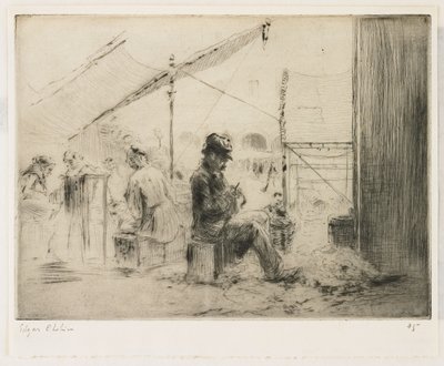 Artisjokkskrelleren; Rialto, Venezia av Edgar Chahine