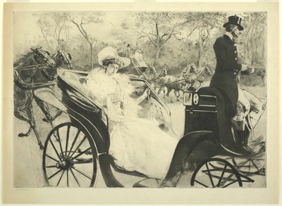 Promenade av Edgar Chahine