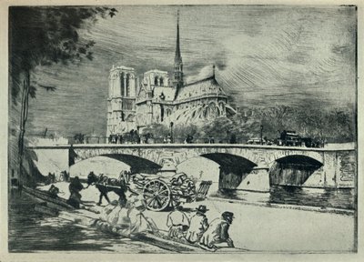 The Apse of Notre Dame, 1915 av Edgar Chahine