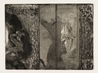 Skuespillerinner i garderobene sine av Edgar Degas