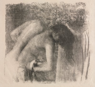 Etter badet (stor versjon) av Edgar Degas