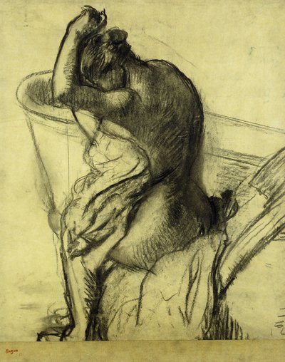 Etter badet; Après le Bain, 1899 av Edgar Degas