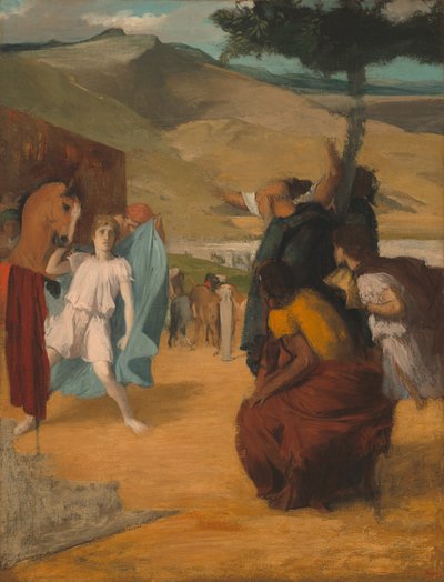 Alexander og Bucephalus, 18611862. av Edgar Degas
