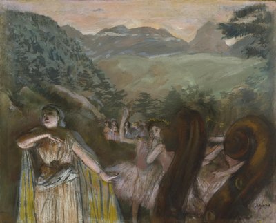 Aria etter balletten av Edgar Degas