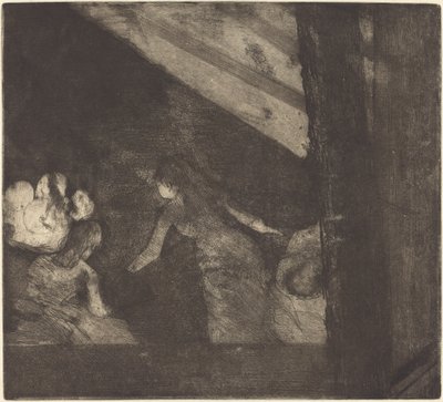 På Cafe des Ambassadeurs Aux Ambassadeurs, 18791880. av Edgar Degas