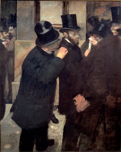 På børsen av Edgar Degas