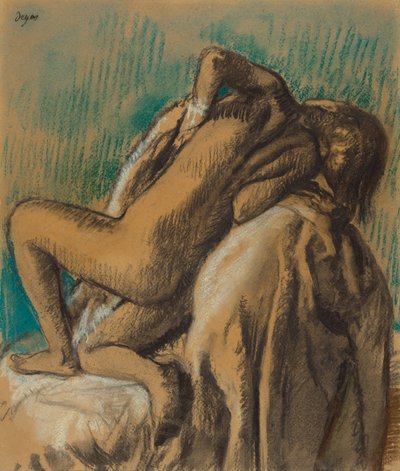 In der Ruhe nach dem Bad av Edgar Degas
