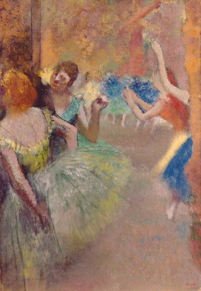 Ballettscene; Scene de ballet, ca. 1885 av Edgar Degas
