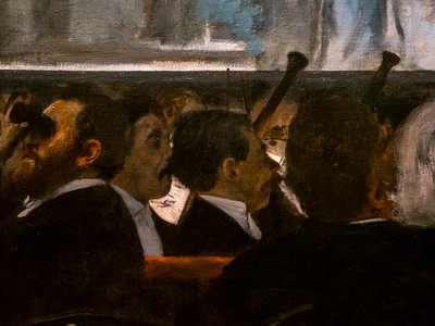 Ballett av Robert djevelen (detalj). 1876. Olje på lerret. av Edgar Degas