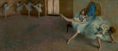 Før balletten av Edgar Degas