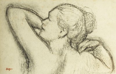 Byste av kvinne; kvinnebyste, av Edgar Degas