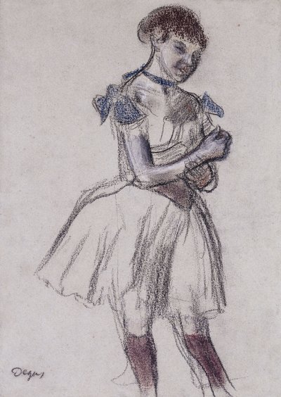 å danse; Danser, ca. 1880 av Edgar Degas