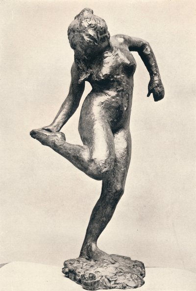 Danser ser på sålen på høyre fot, c1900 av Edgar Degas
