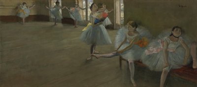 Dansere i klasserommet, ca. 1880 av Edgar Degas