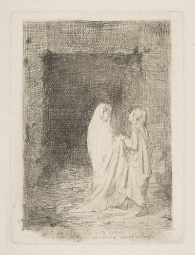 Dante og Virgil, 1857. av Edgar Degas