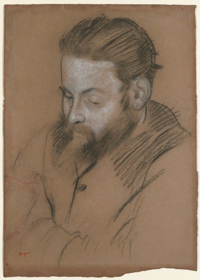 Diego Martelli, 1879. av Edgar Degas