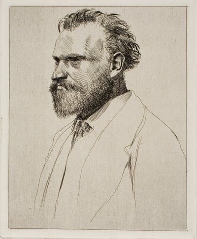 Edouard Manet, byst-lengde portrett av Edgar Degas