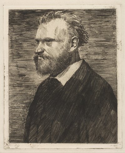 Edouard Manet, bysteportrett, 1864-65. av Edgar Degas