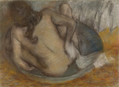 Kvinne i badekar av Edgar Degas