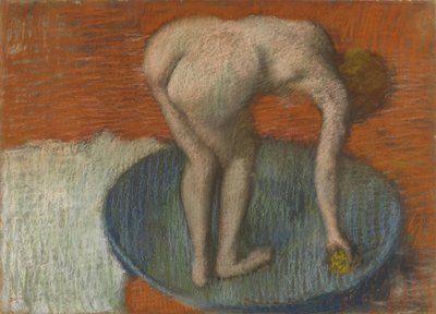 Kvinne i badekar av Edgar Degas