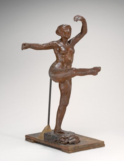 Fjerde posisjon foran, på venstre ben, ca. 18851890. av Edgar Degas