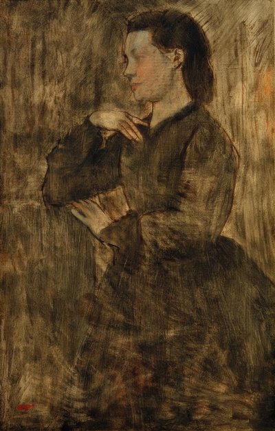 Kvinneportrett av Edgar Degas