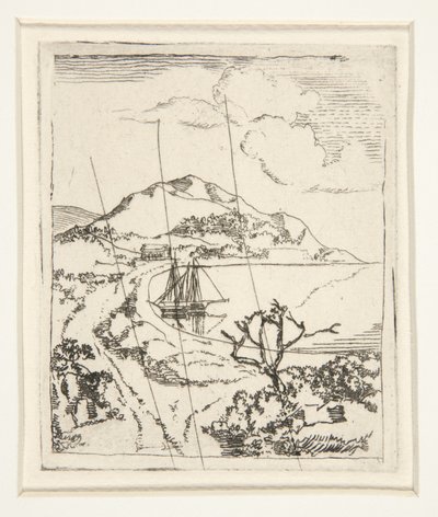 Gresk landskap, eller Anchorage av Edgar Degas