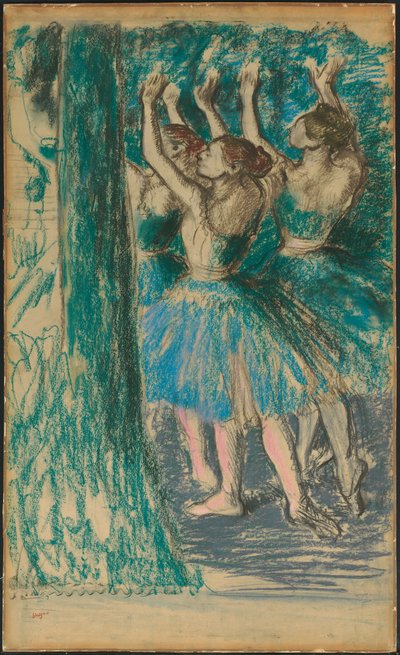 Gruppe av dansere, ca. 1898 av Edgar Degas