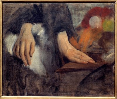 Håndstudie for Bellelli-familien Maleri av Edgar Degas (1834-1917) 1859 Søn. 0,38x0,46 m Paris, musee d