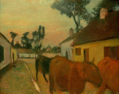 Retur av flokken av Edgar Degas