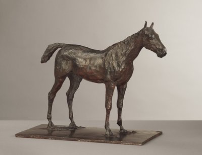 Horse Standing, modellert ca. 1870-tallet, støpt 1919-21 av Edgar Degas