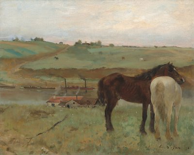 Hester i en eng av Edgar Degas