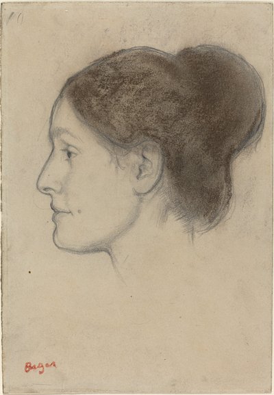 Hortense Valpinçon av Edgar Degas