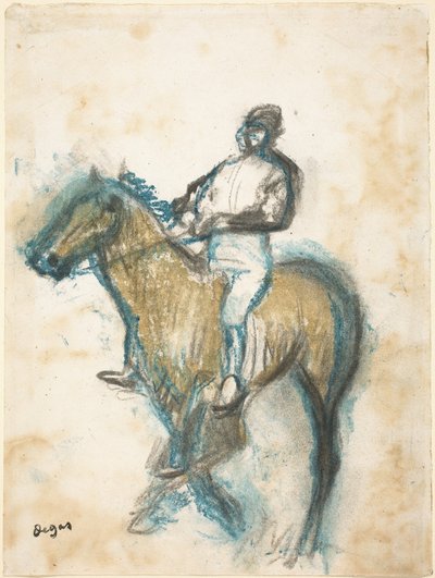 Jockey av Edgar Degas
