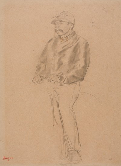 Jockey av Edgar Degas