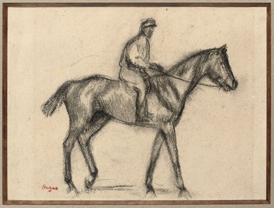 Jockey, av Edgar Degas