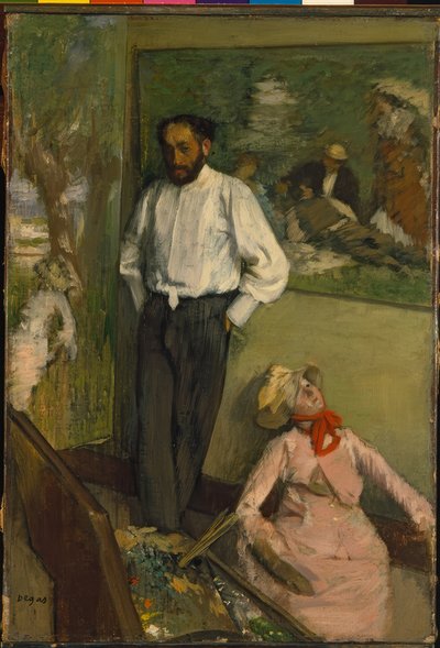 Mannen og dukken av Edgar Degas