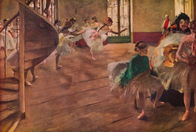 Øvelsen, 1877 av Edgar Degas