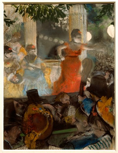 Kafekonserten, med ambassadører Pastellmaleri av Edgar Degas (1834-1917) 1876 Søn. 0,36 x 0,28 m Lyon. Museum of Fine Arts av Edgar Degas