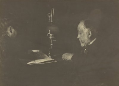 Louise Halévy leser for Degas av Edgar Degas